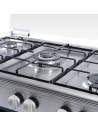 Cocina de Gas 5 fuegos - SVAN SKGW5900PBX, inox, 90 cm.