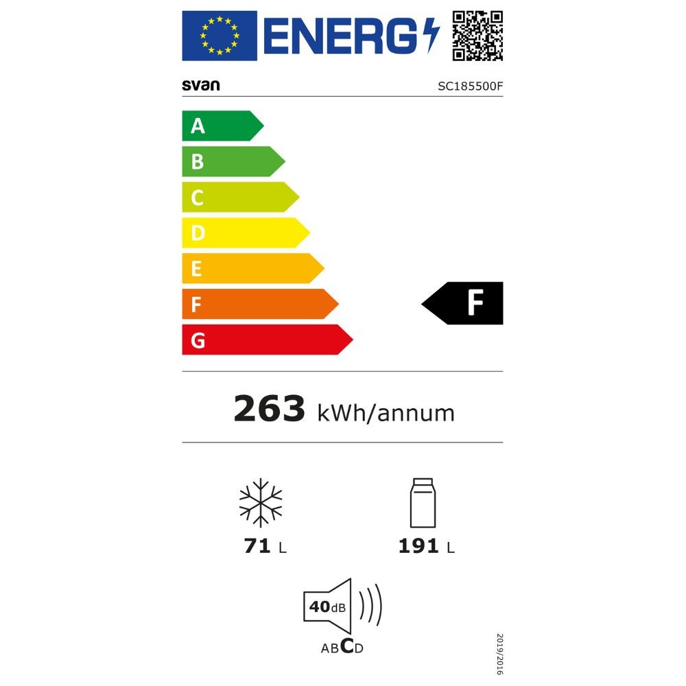 Etiqueta de Eficiencia Energética - SC185500F