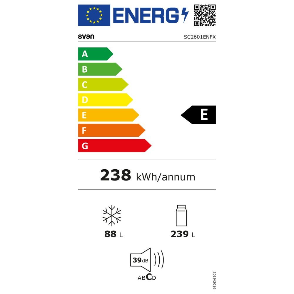 Etiqueta de Eficiencia Energética - SC2601ENFX
