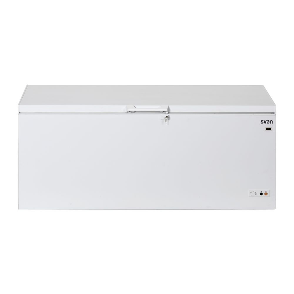 Congelador Arcón Horizontal - SVAN SCH6200EDC, Blanco, 600 litros, Cíclico