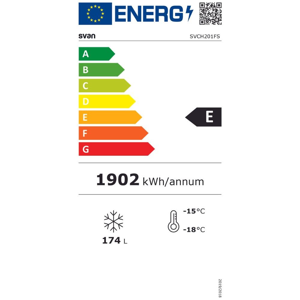 Etiqueta de Eficiencia Energética - SVCH201FS