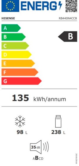 Etiqueta de Eficiencia Energética - RB440N4CCB