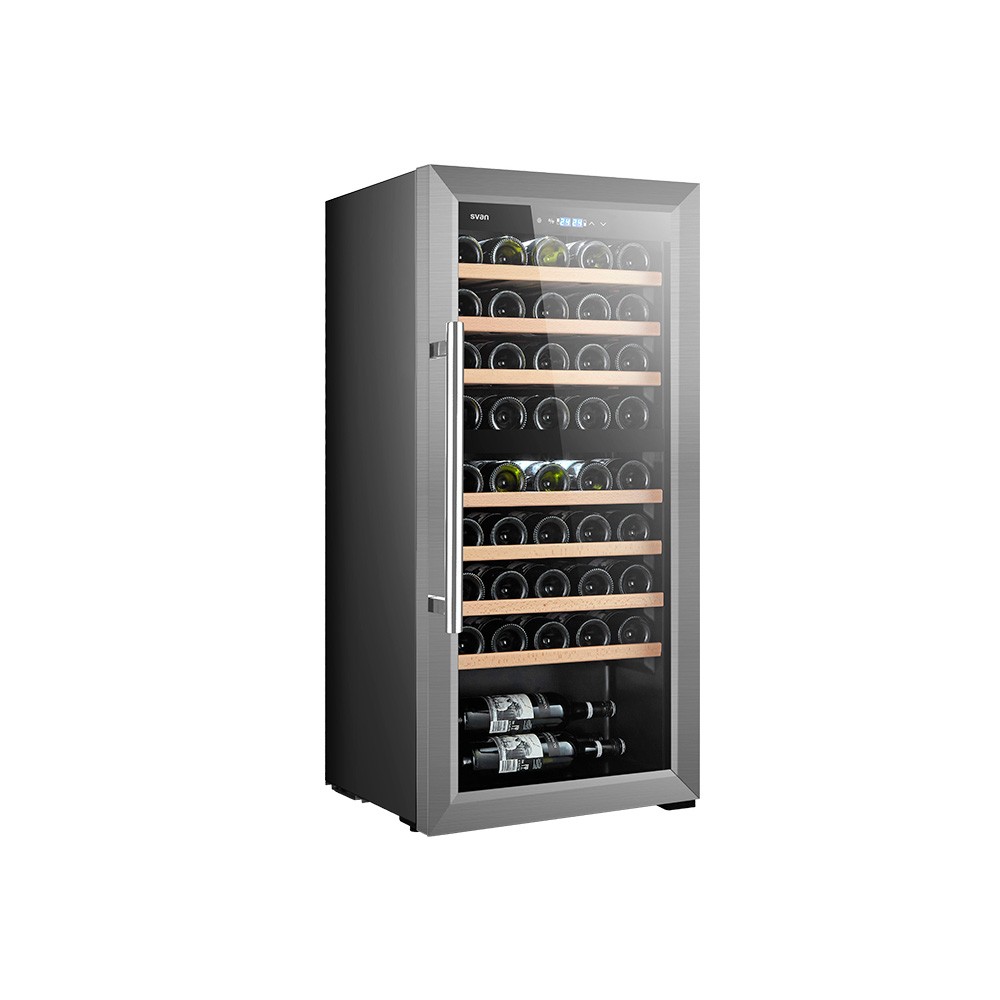 Vinoteca Libre Instalación - Svan SVN4500D, 110x51 cm, Doble Compartimento, 45 Botellas
