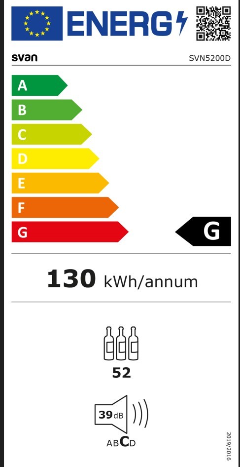Etiqueta de Eficiencia Energética - SVN5200D