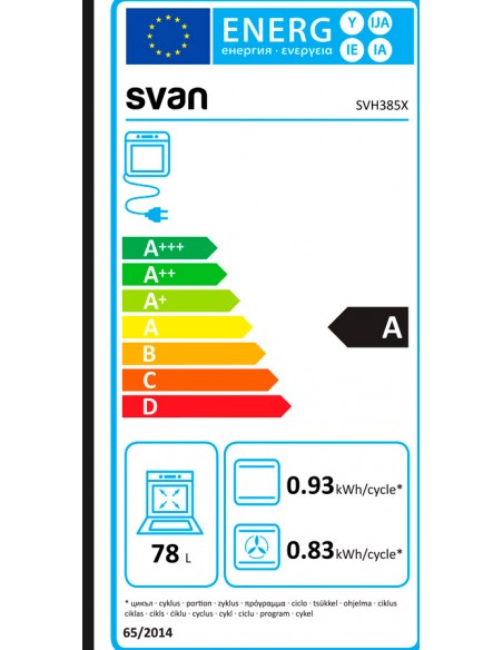 Horno Multifunción - Svan SVH385X, 60...