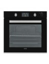 Horno Multifunción - Svan SVH850VAP1, 60 cm, Vapor, Cortina de Aire, Cristal Negro