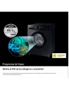 Lavadora Libre Instalación -  Samsung WW90CGC04DABEC, 9 kg, 1400 rpm, Negro