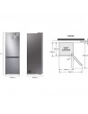 Combi Libre Instalación - Samsung RB34C775CS9/EF, Acero Inoxidable, 1,85 metros,  No-Frost, Wi-Fi