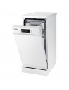 Lavavajillas Libre Instalación - Samsung DW50R4070FW/EC, 10 servicios, 44 dB, 45 cm, Blanco