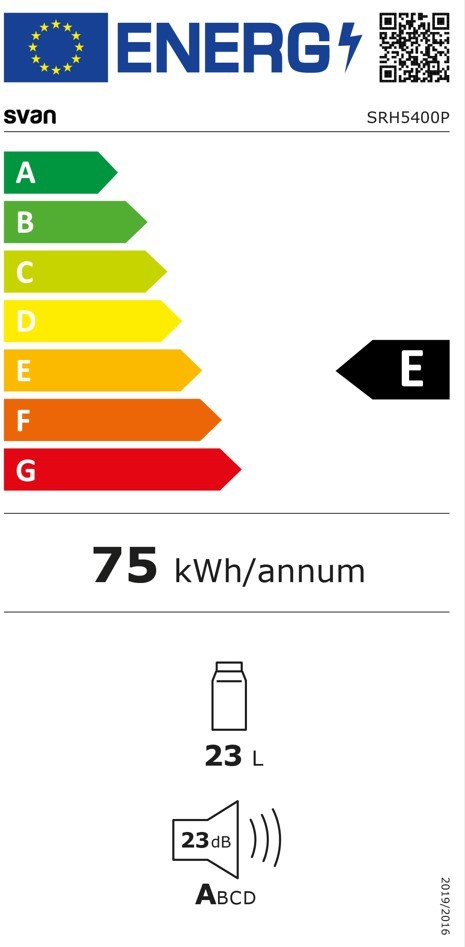 Etiqueta de Eficiencia Energética - SRH5400PB