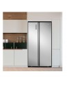 Frigorífico Americano - Hisense RS677N4ACC, No Frost, 519 litros, 1.78 metros, Inox