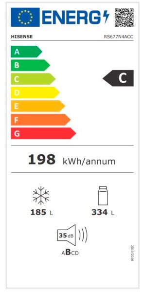Etiqueta de Eficiencia Energética - RS677N4ACC