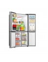 Frigorífico Multidoor - Hisense RQ5P470SETE , No Frost, 483 litros, 1.78 metros, Cristal Blanco