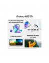 Smartphone -  Samsung Galaxy A55 5G, 6.6", 8+128GB, Negro