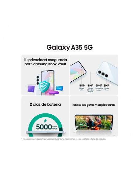 Smartphone - Samsung A35 5G, 6.6",...