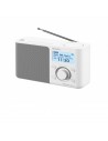 Radio Despertador - SONY XDR-S61D, Pantalla LCD, Blanco
