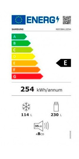 Etiqueta de Eficiencia Energética - RB33B612ESAEF