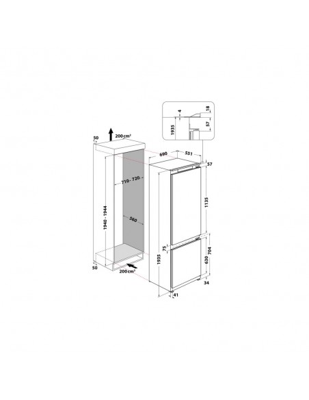 Combi Integrable - WHIRLPOOL WH SP70...