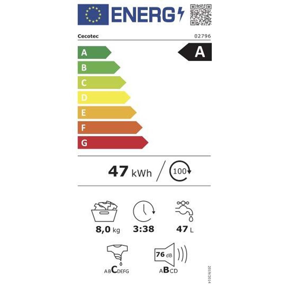 Etiqueta de Eficiencia Energética - 2796