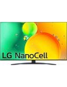 TV LED - LG  43NANO766QA, 43 pulgadas, NanoCell 4K, Procesador a5 Gen 5 con IA, Magic Remote