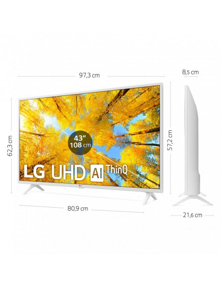 TV LED - LG 43UQ76906LE, 43 pulgadas,...