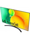 TV LED - LG  50NANO766QA, 50 pulgadas, NanoCell 4K, Procesador a5 Gen 5 con IA, Magic Remote