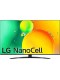 TV LED - LG  55NANO766QA, 55 pulgadas, NanoCell 4K, Procesador a5 Gen 5 con IA, Magic Remote