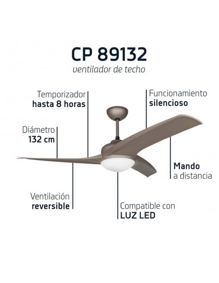 Ventilador Techo - ORBEGOZO CP89132,...