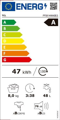 Etiqueta de Eficiencia Energética - FF0814WA1ES