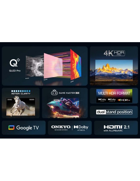 TV QLED - TCL 85C655, 4K, HDR10+,...