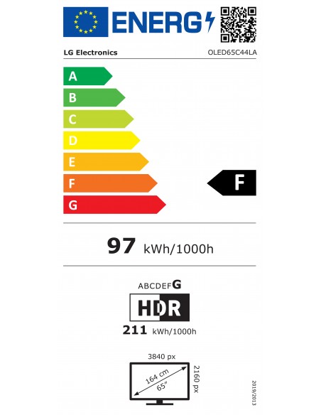 TV OLED - LG OLED65C44LA EVO, 65", 4K...