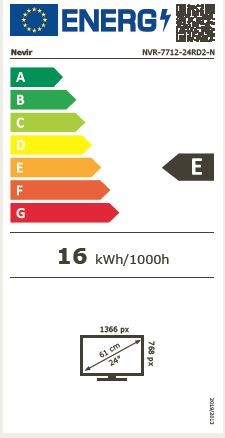 Etiqueta de Eficiencia Energética - NVR771224RD2N