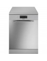 Lavavajillas Libre Instalación - SMEG LVS342CQSX, 14 cubiertos, Tercera Bandeja, Inox
