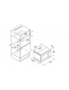 Microondas Integrable - CANDY CMGI201EX, 20L, Inox