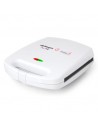 Sandwichera - ORBEGOZO SW4915, 800W, Blanco