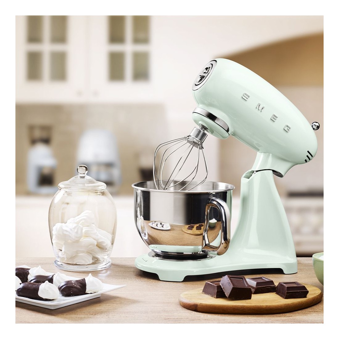 Cafetera Smeg Robot De Cocina SMEG 800W Modelo Anni50 En Verde