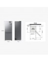 Combi Libre Instalación - SAMSUNG RB53DG703CS9EF, Inox, Eficiencia C, 2.03m, 0.75m