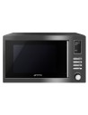 Microondas Libre Instalación - SMEG MOE25B, 25L, Grill, Inox