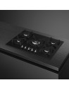 Placa Gas - SMEG PV375N, Cristal Negro, 72cm, 5 fuegos