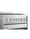 Cocina Gas - Vitrokitchen ST6060IN, 60 cm, Gas Natural, Acero Inoxidable