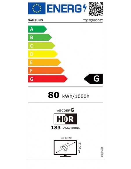 TV LED - SAMSUNG TQ55QN86D, 55", 4K...
