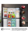 Nevera Multidoor - Hisense RQ5P470SEIE, Total No Frost, 178.5 cm, Inox