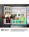 Nevera Multidoor - Hisense RQ5P470SEIE, Total No Frost, 178.5 cm, Inox