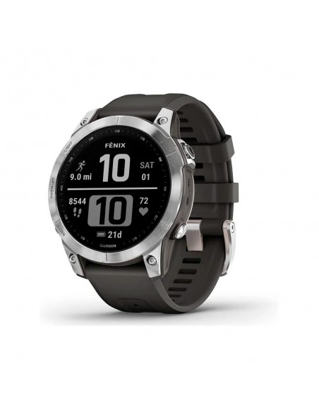 Smartwatch - Garmin  Fenix 7, Gris Plata