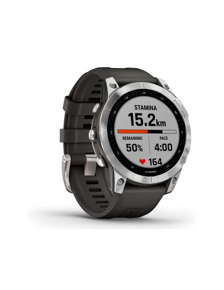 Smartwatch - Garmin  Fenix 7, Gris Plata