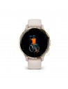 Smartwatch - Garmin  Venu 3S, Ivory + Soft Gold, 41mm