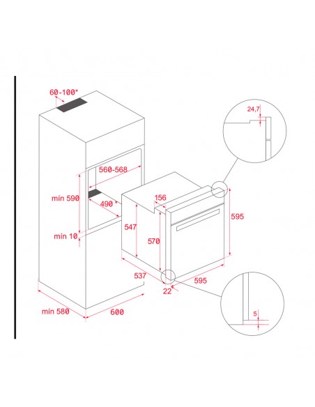 Horno Multifunción - Teka HLB8400,...