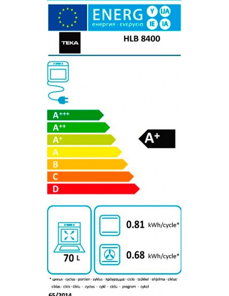Horno Multifunción - Teka HLB8400,...
