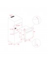 Horno Multifunción -  Teka Pizza HLB 85-G1 P BM Infinity, 60 cm, DualClean, Negro