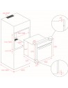 Horno Multifunción -  Teka Steakmaster Lite ,  60 cm, Pirólisis,  Cristal Negro